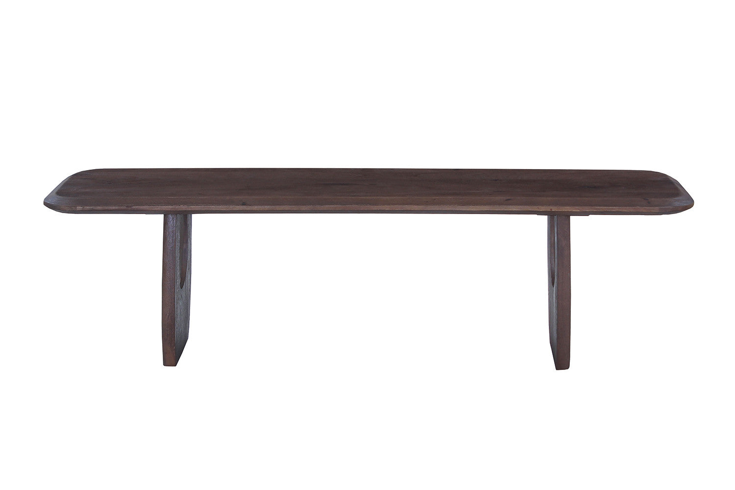 Rousseau - TV-meubel Braga - Mangohout Donkerbruin - 45x160x45 cm