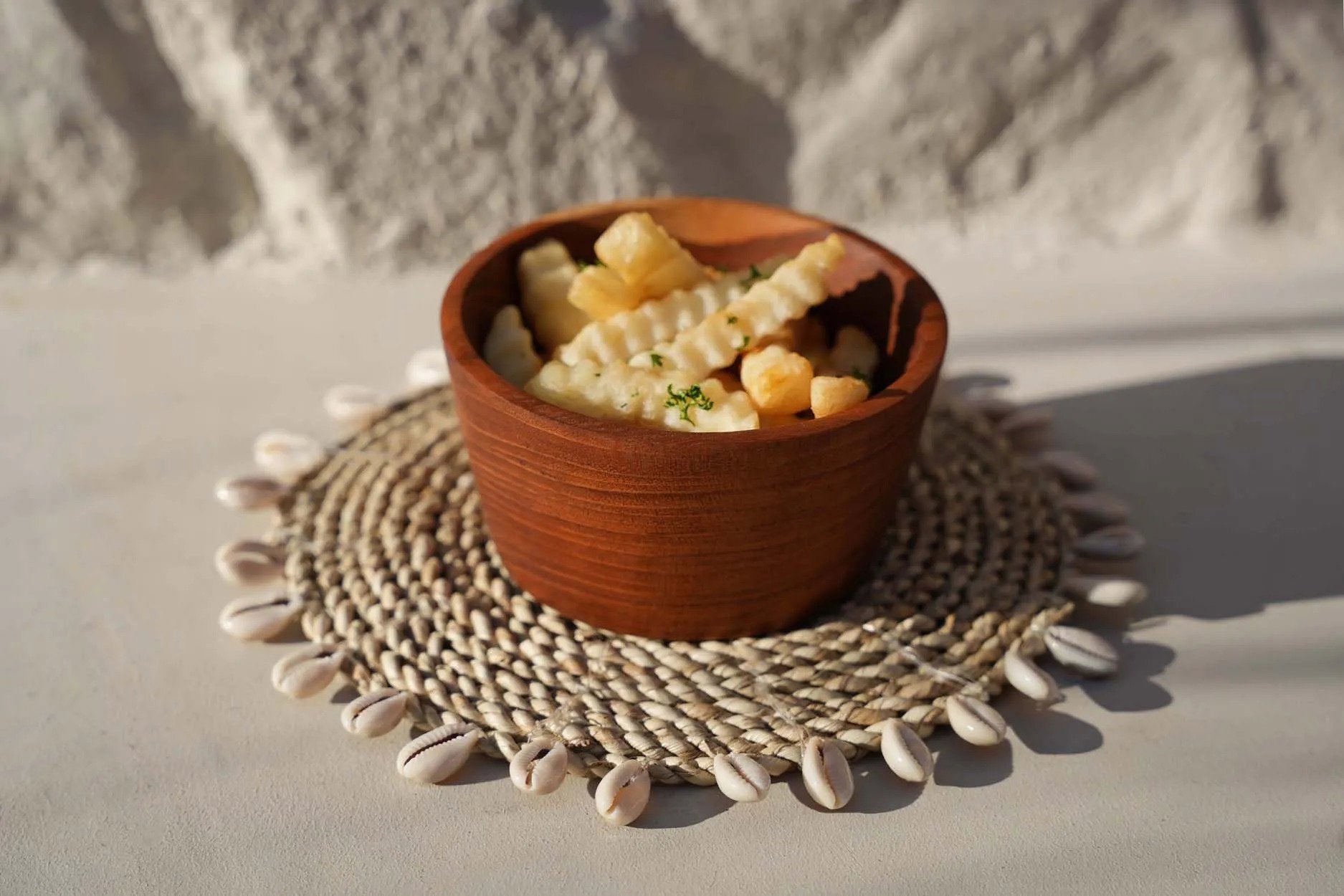 BB - Onderzetter Raffia Shell