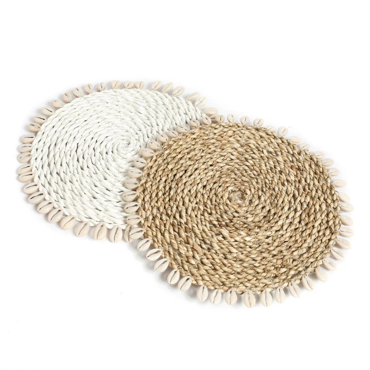 BB - Onderzetter Seagrass Shell Pan - Natuurlook