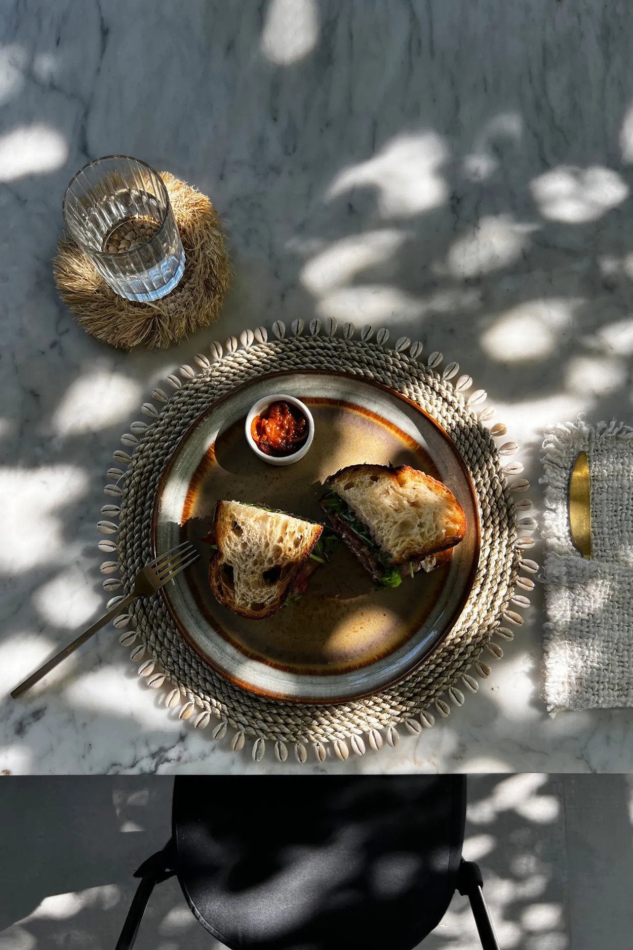 BB - Placemat Seagrass Shell - Natuurlook