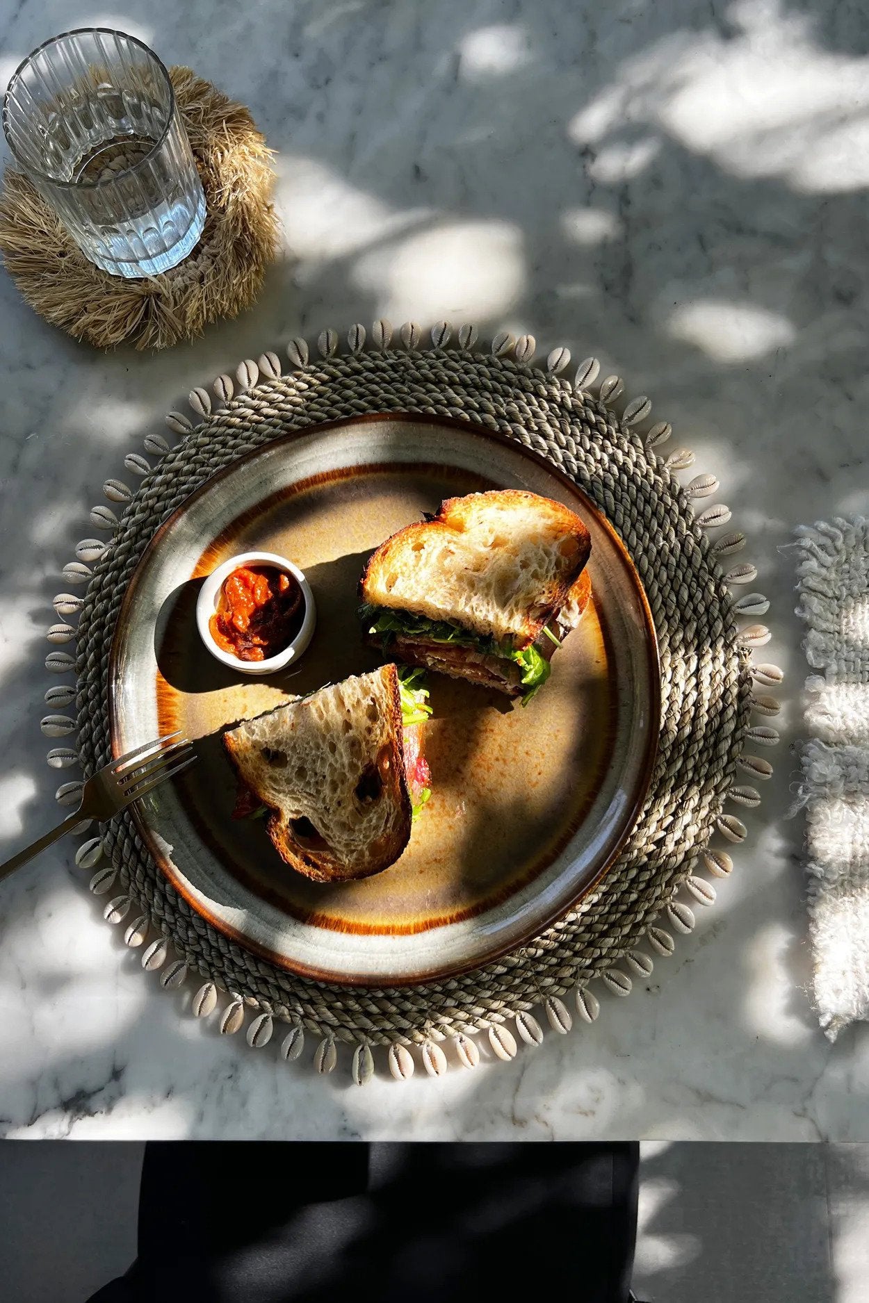 BB - Placemat Seagrass Shell - Natuurlook