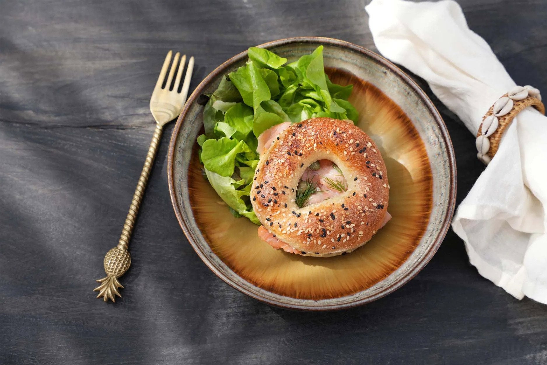 BB - Vork Pineapple - Goud
