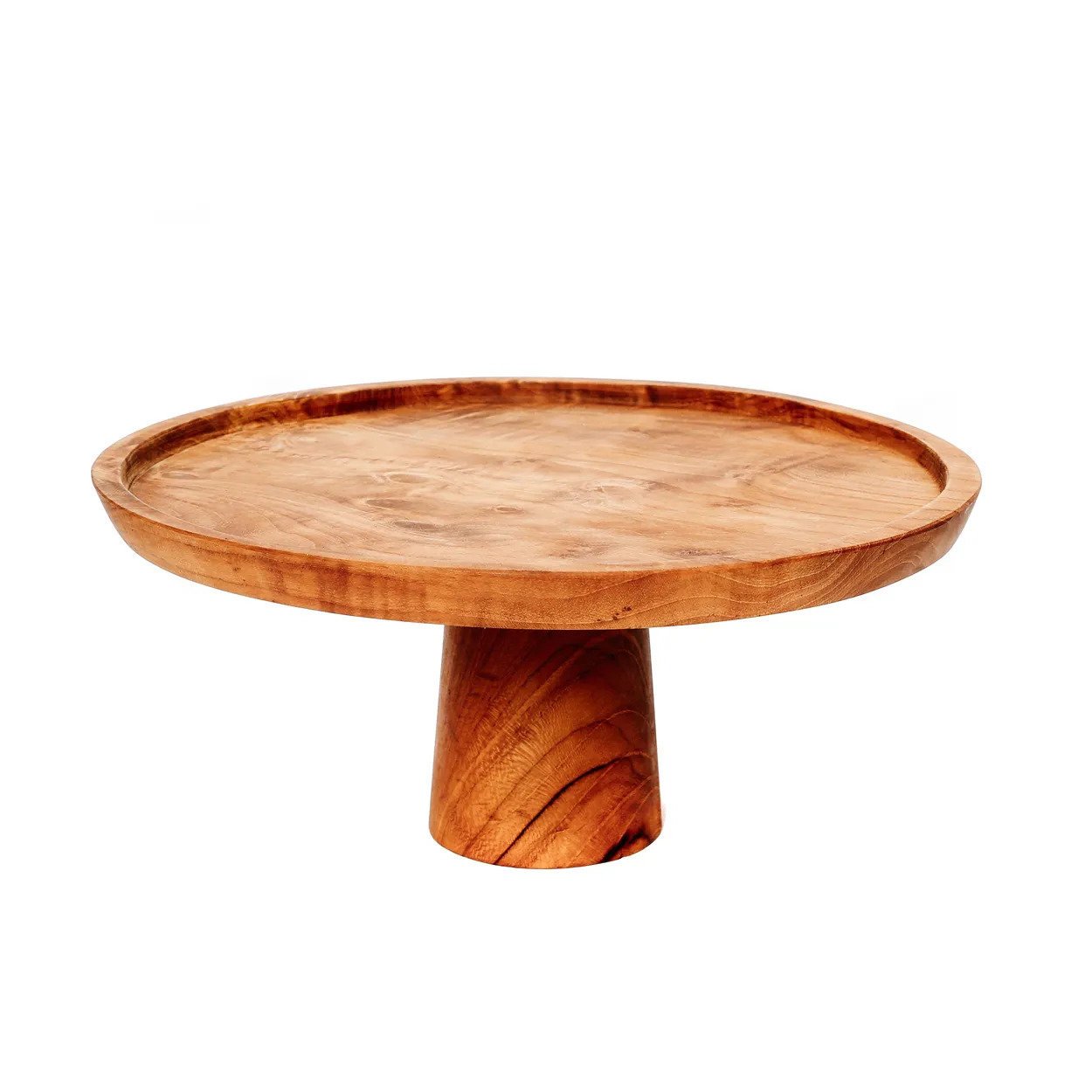 BB - Cakeschaal Teak Root - L