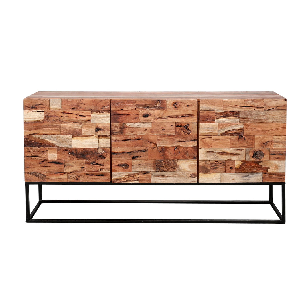 ZST - Dressoir Mill - Massief Acacia Hout - Metalenen Onderstel - 160x45x81 cm