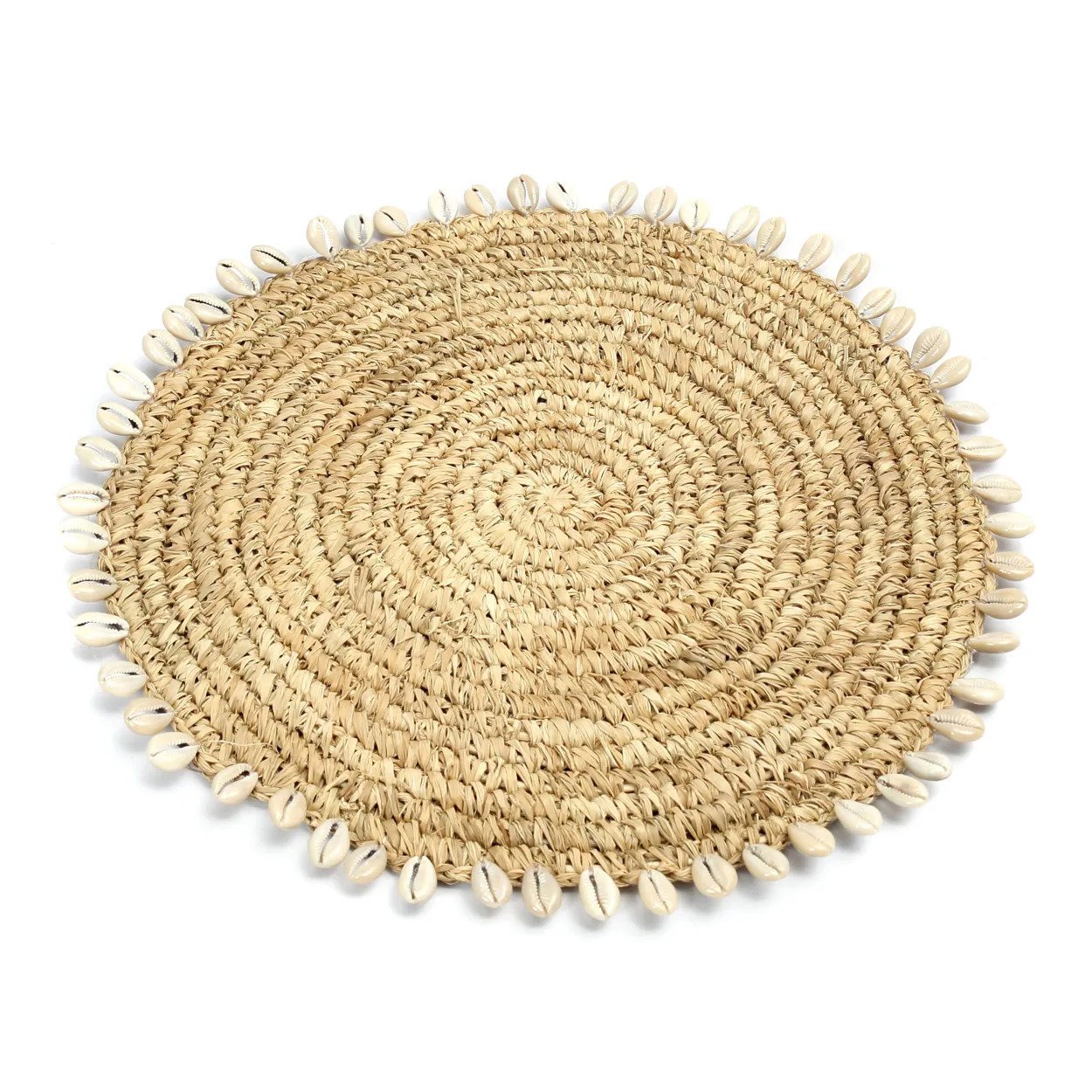 BB - Placemat Raffia Shell - Natuurlook