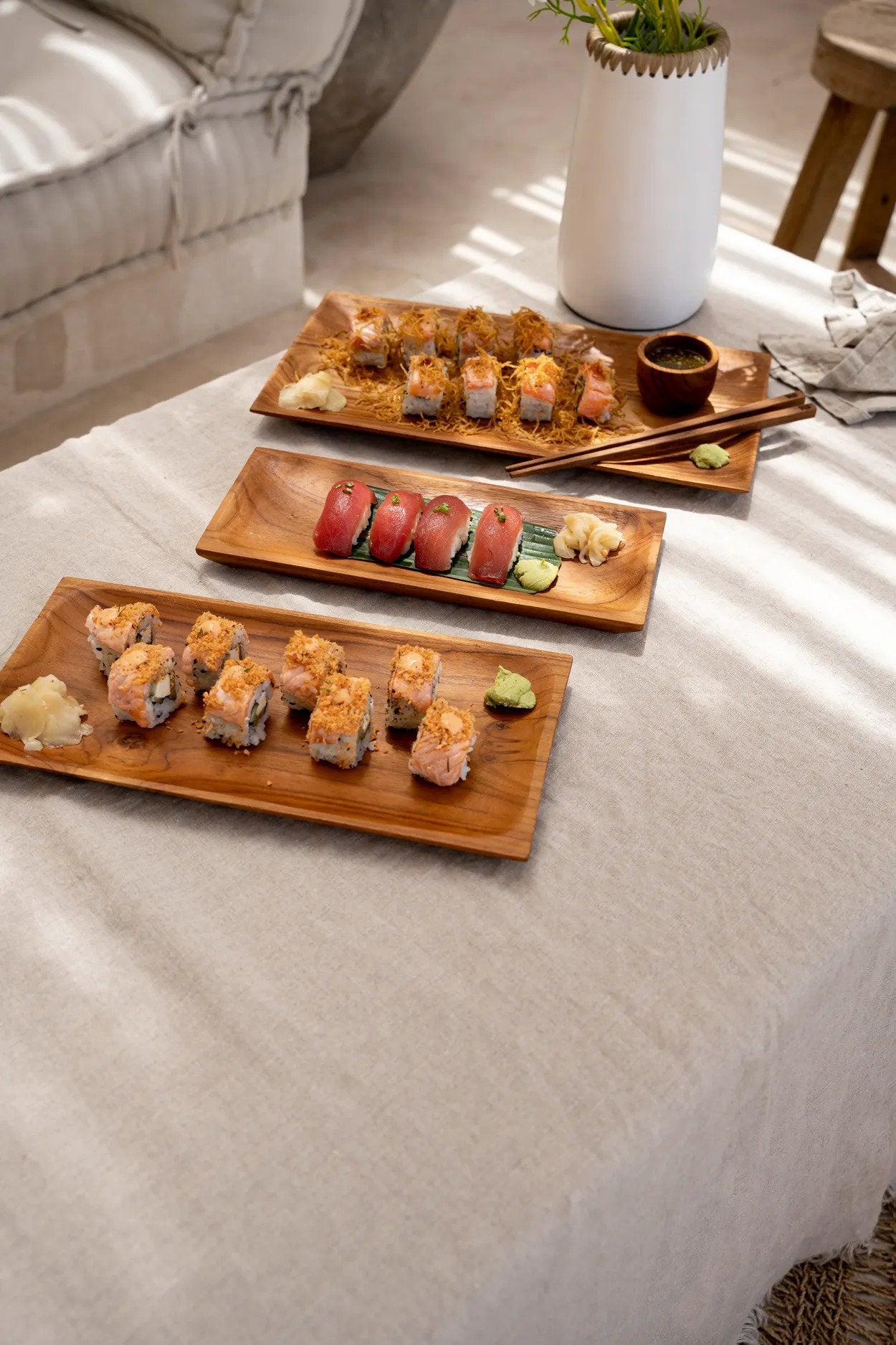 BB - Sushi Bord Teak Root - M