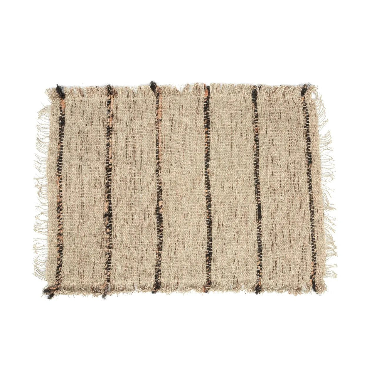 BB - Placemat Oh My Gee - Beige Zwart - Set van 4