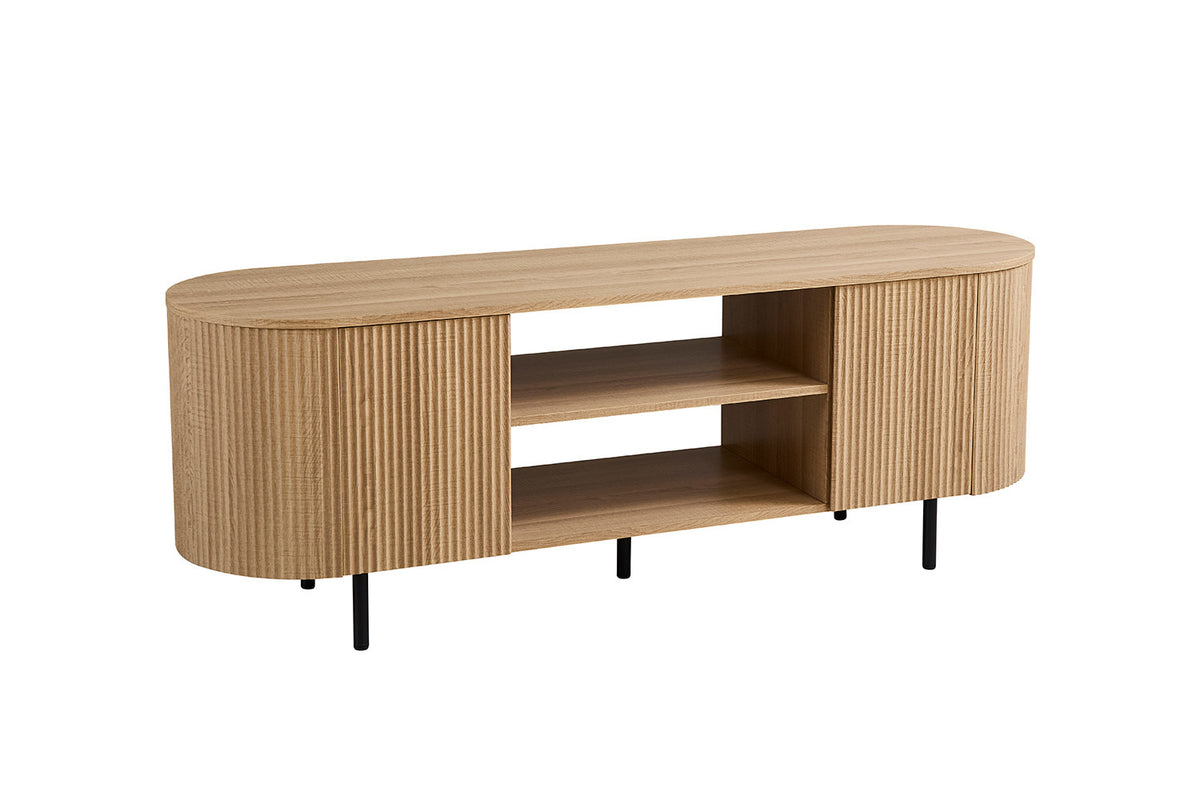 Rousseau - TV-meubel Lagos - Decor Eik - Naturel - 160x45x57.5cm