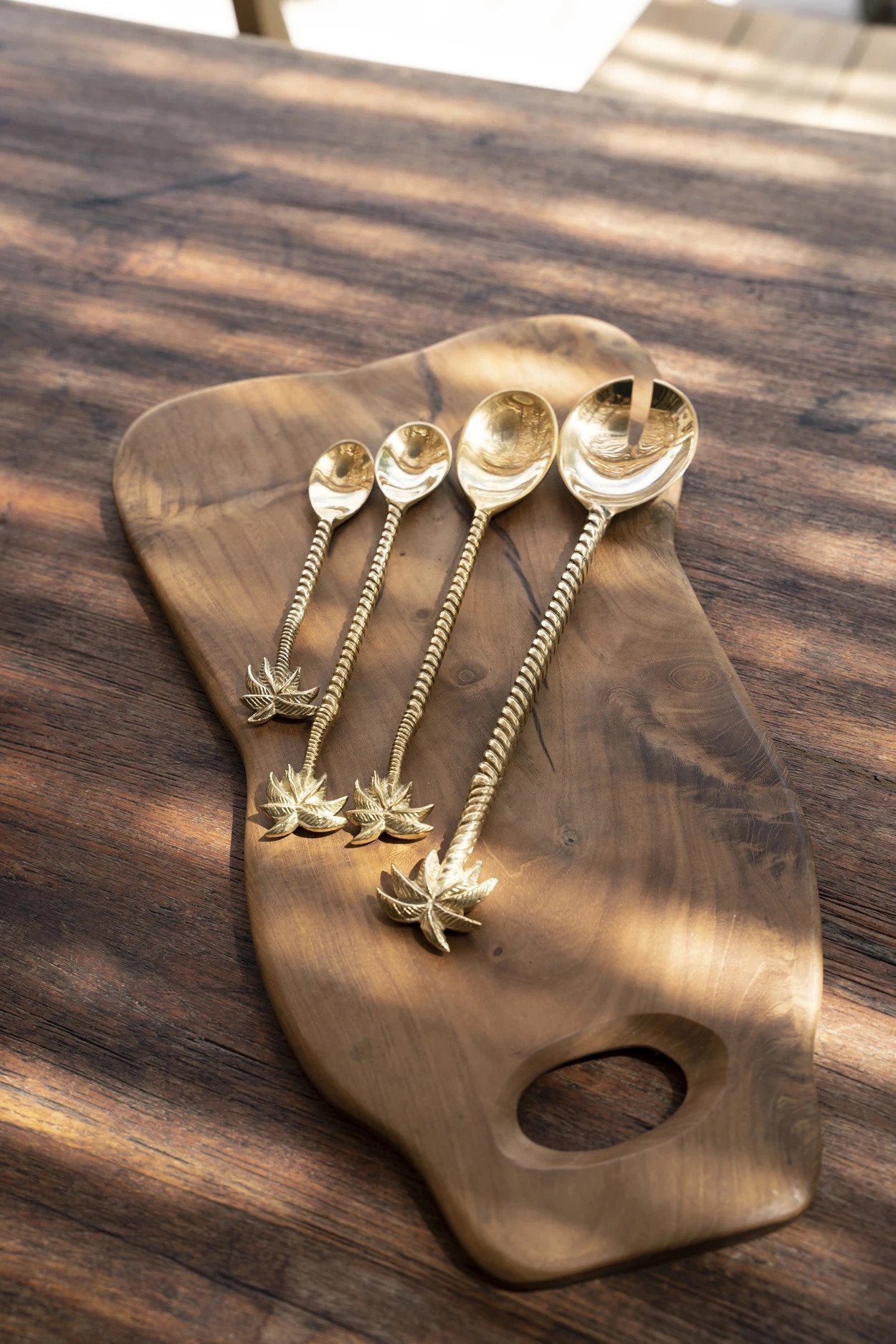 BB - Theelepel Palm Tree- Goud
