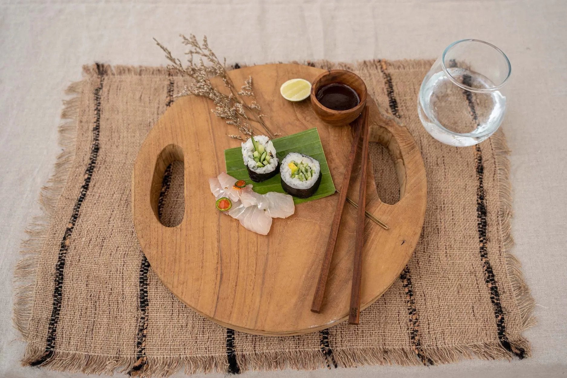 BB - Dienblad Teak Root - Natuurlook - S