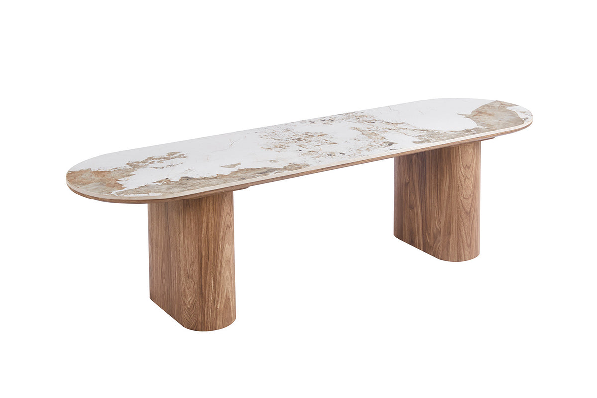 Rousseau - Tv-Meubel Evora - Glanzende Pandora-steen - 43x45x160 cm
