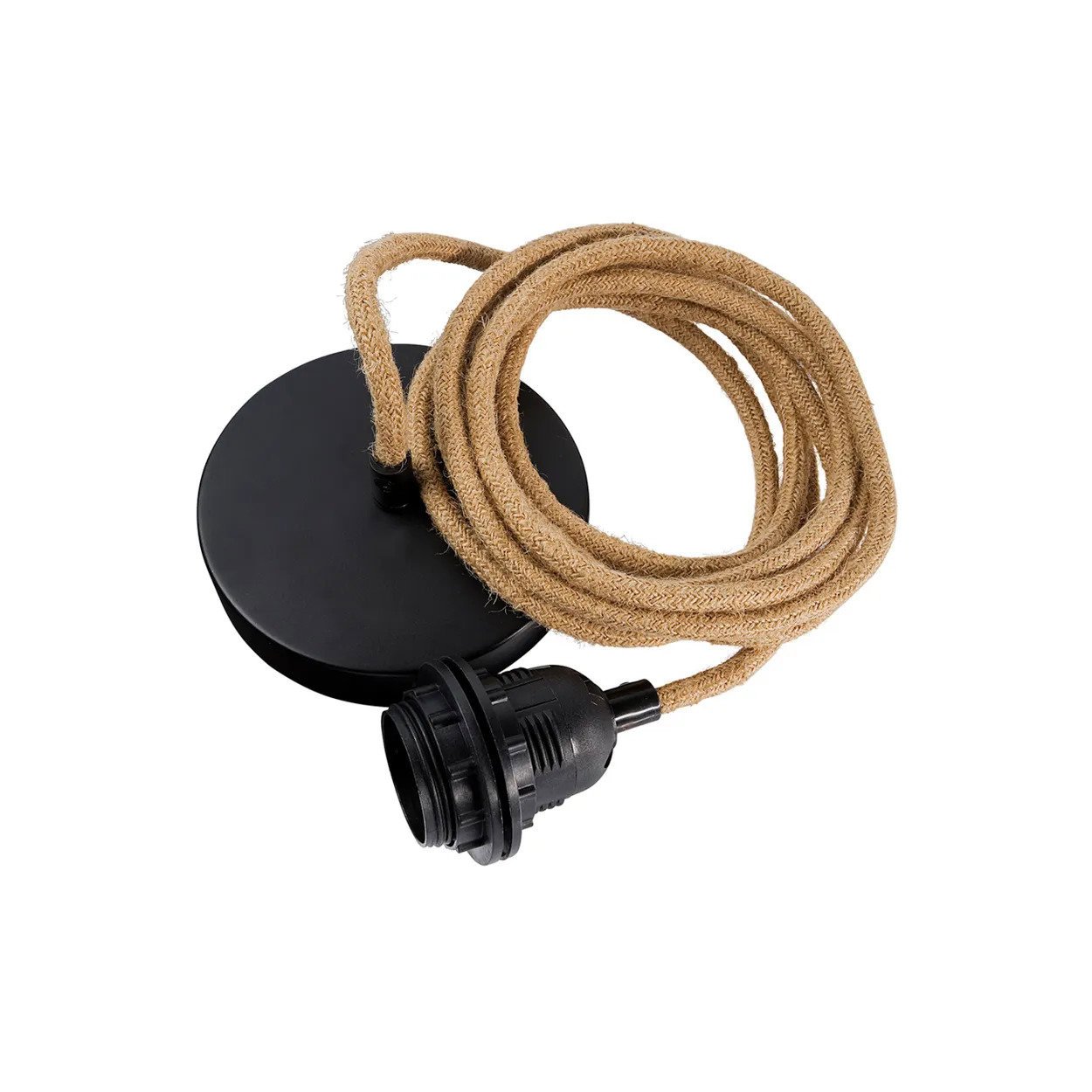 BB - Fitting Hanglamp - Natuurlook Zwart - 1 fitting