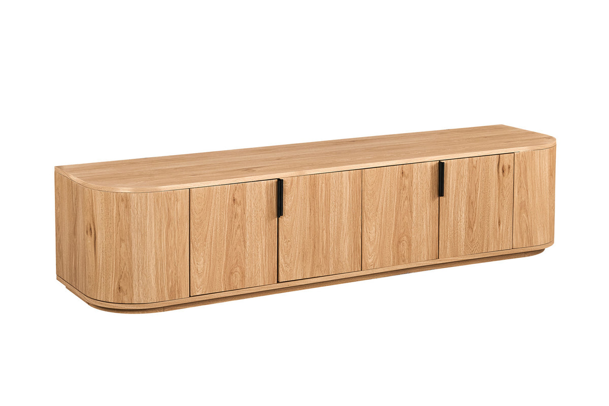 Rousseau - Tv-Meubel Porto - Eik Naturel - 40x180x45 cm