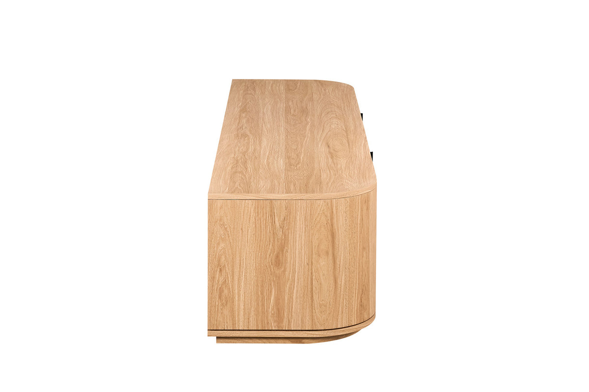Rousseau - Tv-Meubel Porto - Eik Naturel - 40x180x45 cm