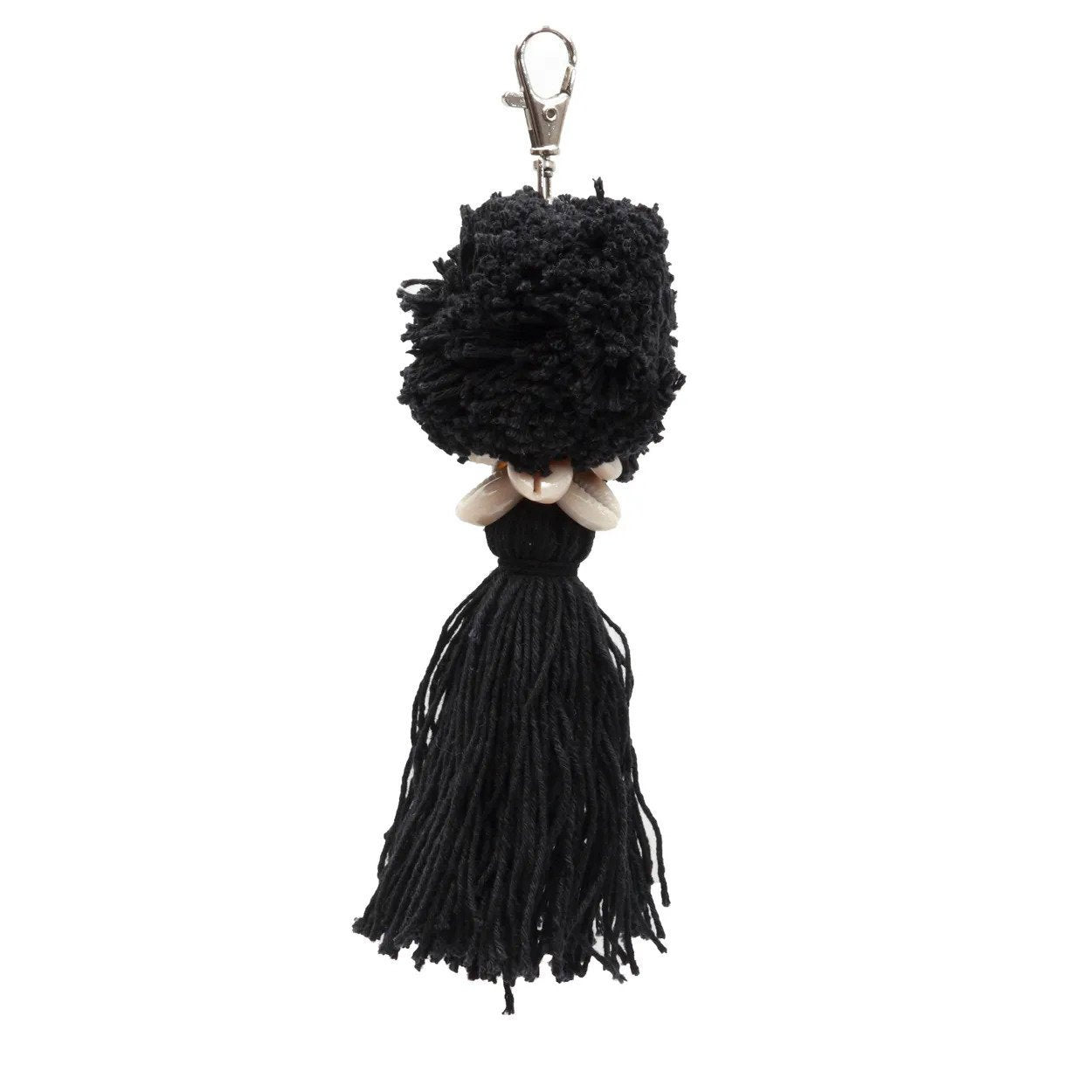 BB - Sleutelhanger Pompom - Zwart