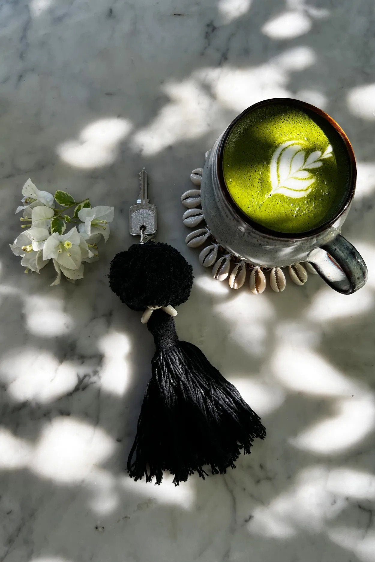 BB - Sleutelhanger Pompom - Zwart
