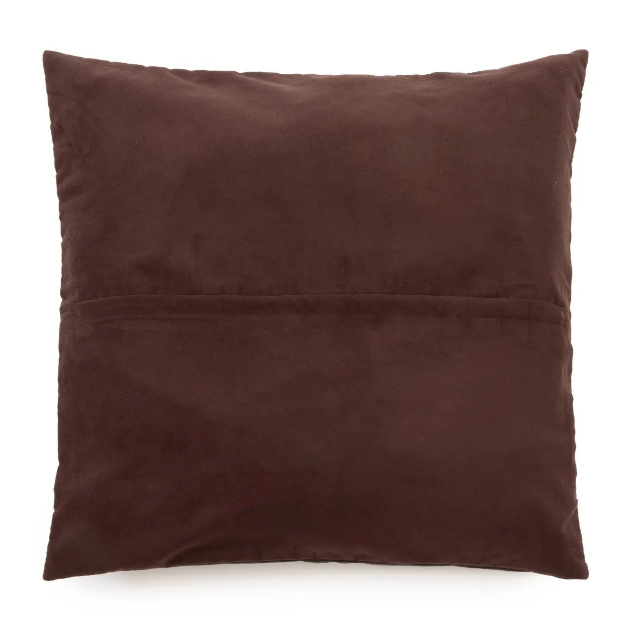 BB - Kussenhoes vierdelige leren - Choco - 60x60