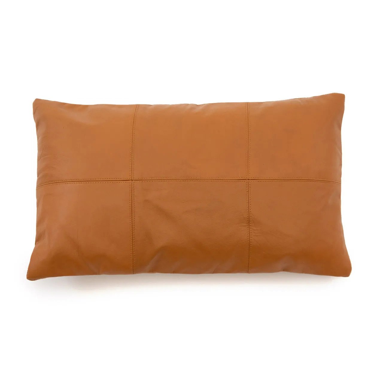 BB - Kussenhoes zesdelige leren - Kameel - 30x50