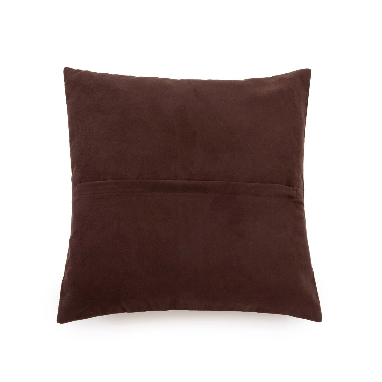 BB - Kussenhoes vierdelige leren  - Choco - 40x40