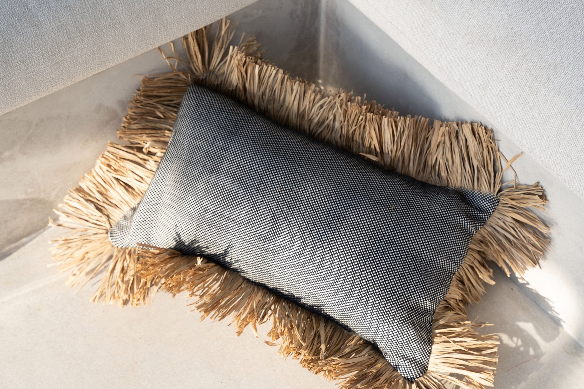 BB - Kussenhoes Cotton Bonita - Natuurlook Zwart - 30x50