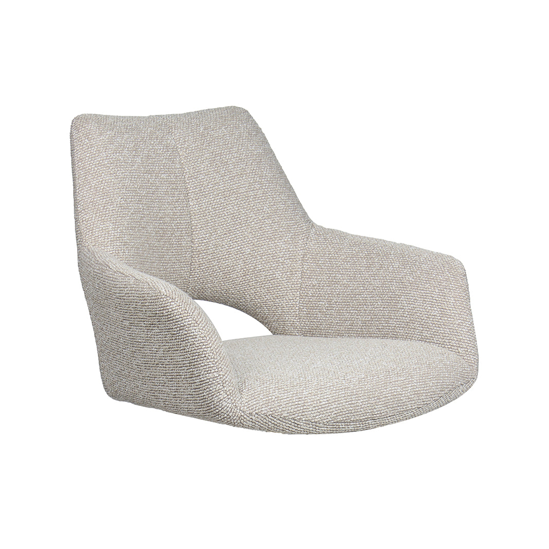 Label51 - Chaise de salle à manger Sunray - Bouclette - Naturel
