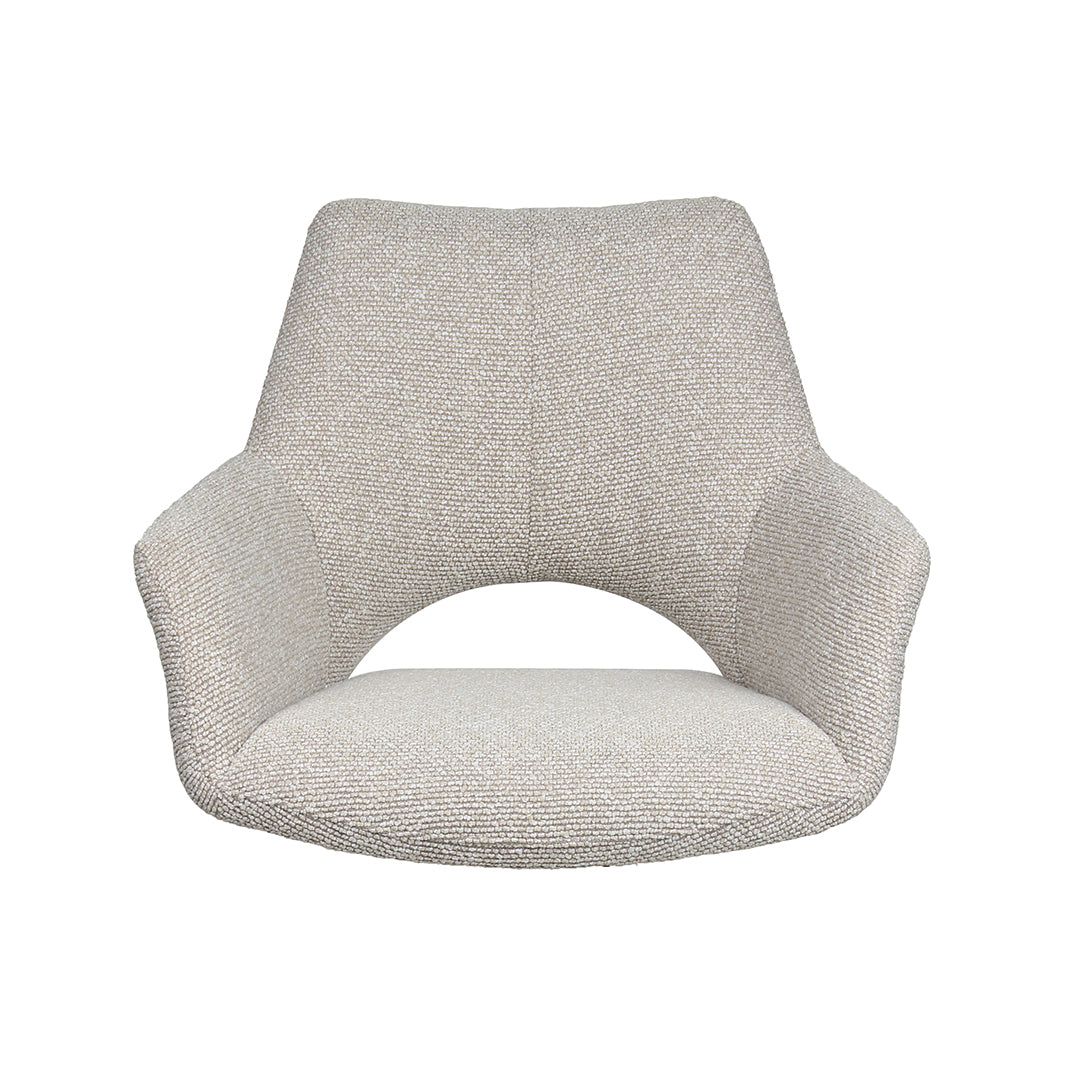 Label51 - Chaise de salle à manger Sunray - Bouclette - Naturel