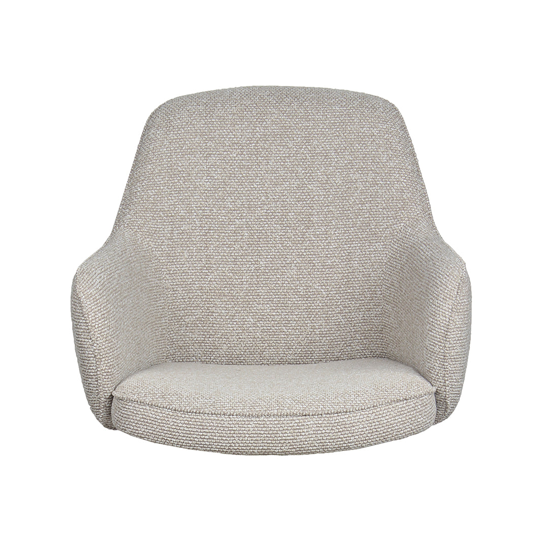 Label51 - Chaise de salle à manger Snowflake - Bouclé - Naturel