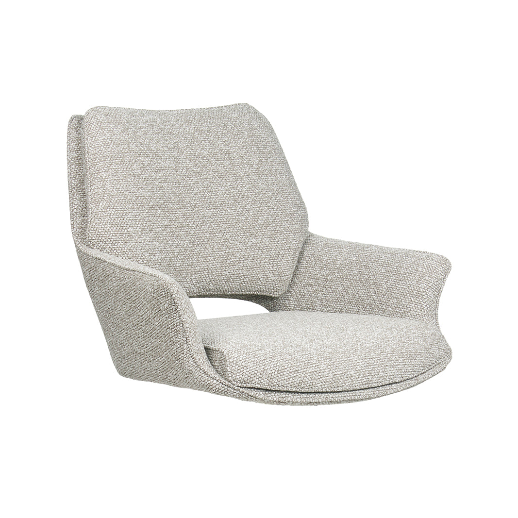 Label51 - Chaise de salle à manger Mist - Bouclé - Naturel
