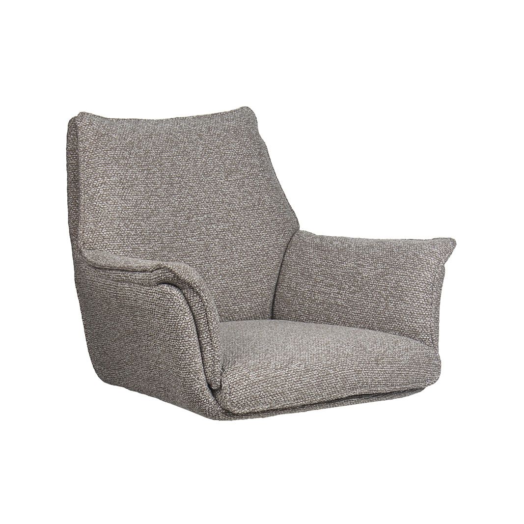 Label51 - Chaise de salle à manger Drizzle - Bouclé - Champignon