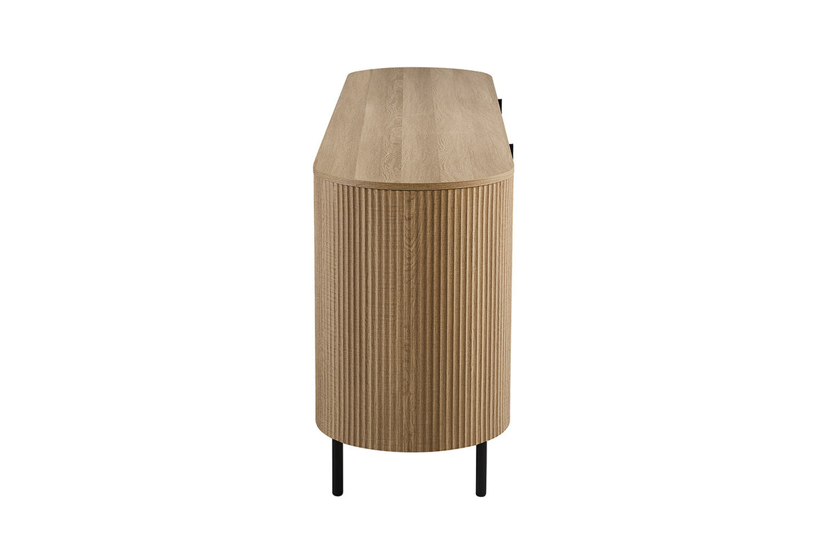 Rousseau - Dressoir Lagos 200 cm - Decor Eik Naturel - 80 x 200 x 45 cm