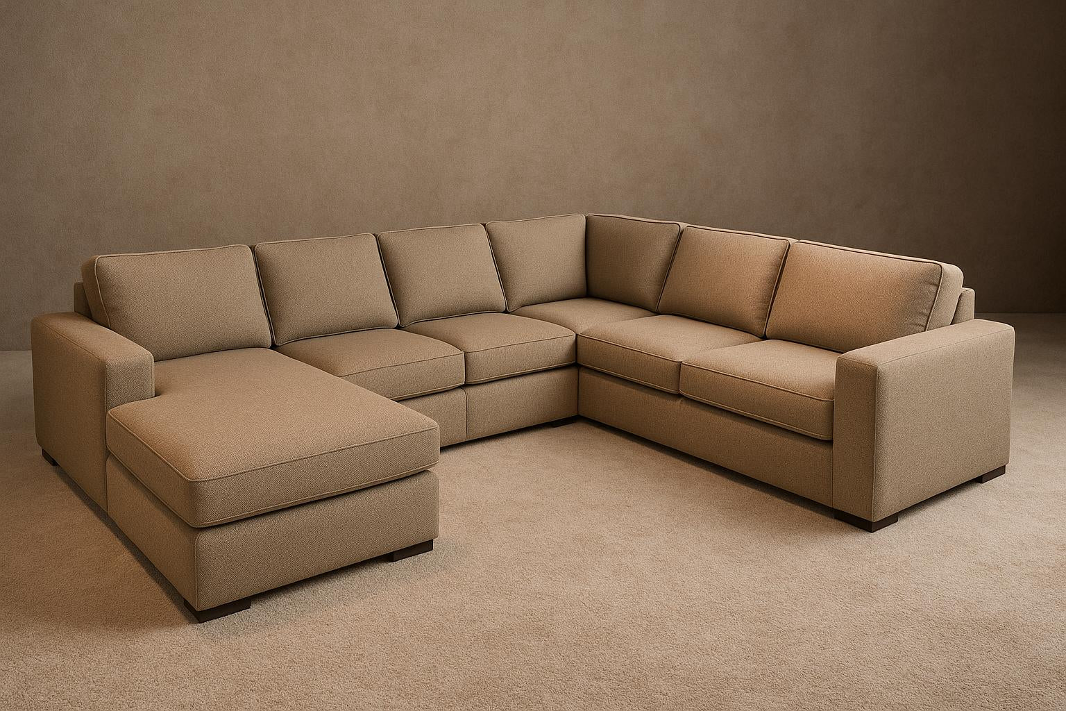 2BM - Hoeksalon Mila - Links - Stof - Grijs - 160x325x225cm