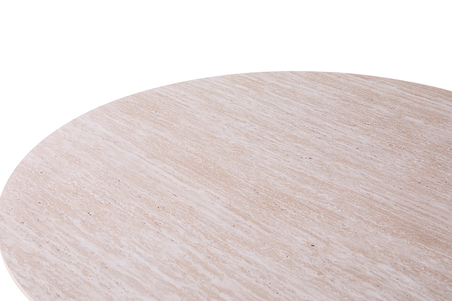 Salontafel 'Lagos' 80 cm Rond Decor Travertin Beige