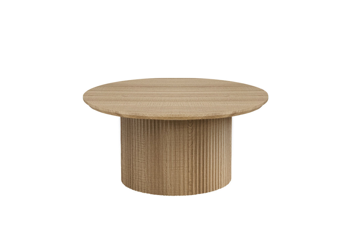 Rousseau - Salontafel Lagos 80 cm Rond - Decor Eik Naturel - 38 x 80 x 80 cm