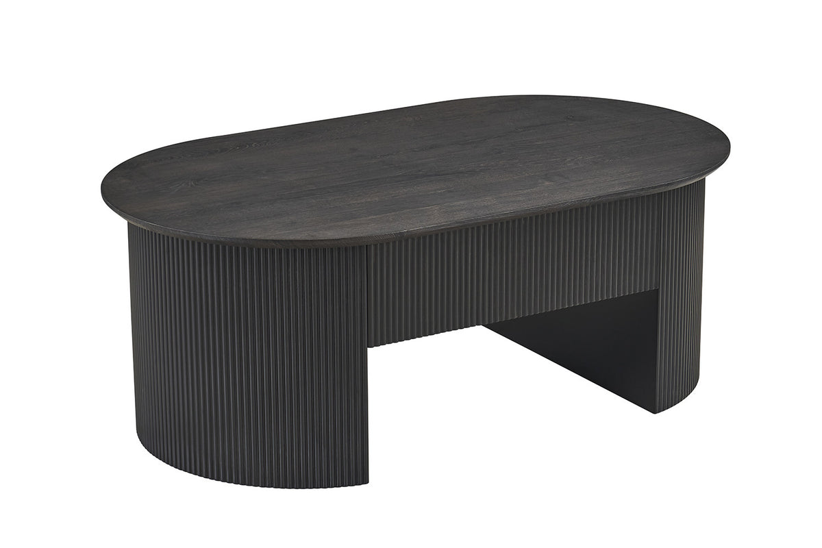 Rousseau - Table basse Lagos 120 cm Lift-top - Décor Brun Foncé - 45-62 x 120 x 70 cm