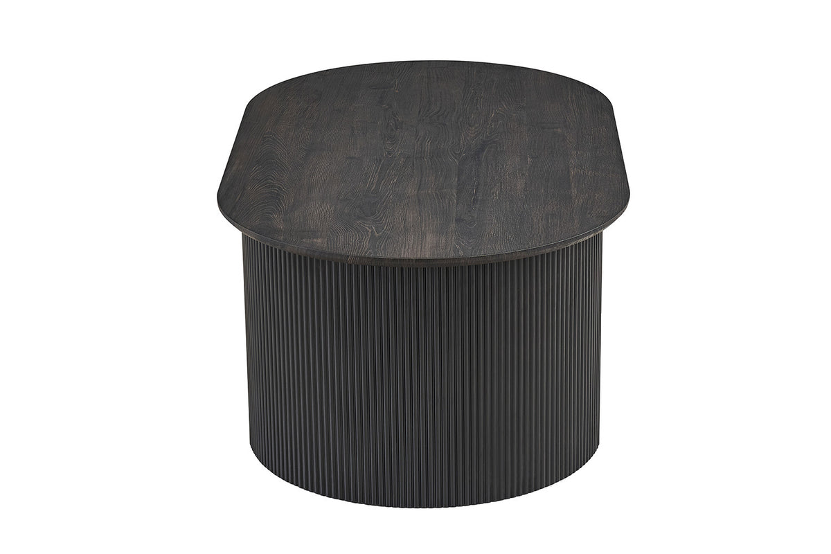 Rousseau - Table basse Lagos 120 cm Lift-top - Décor Brun Foncé - 45-62 x 120 x 70 cm