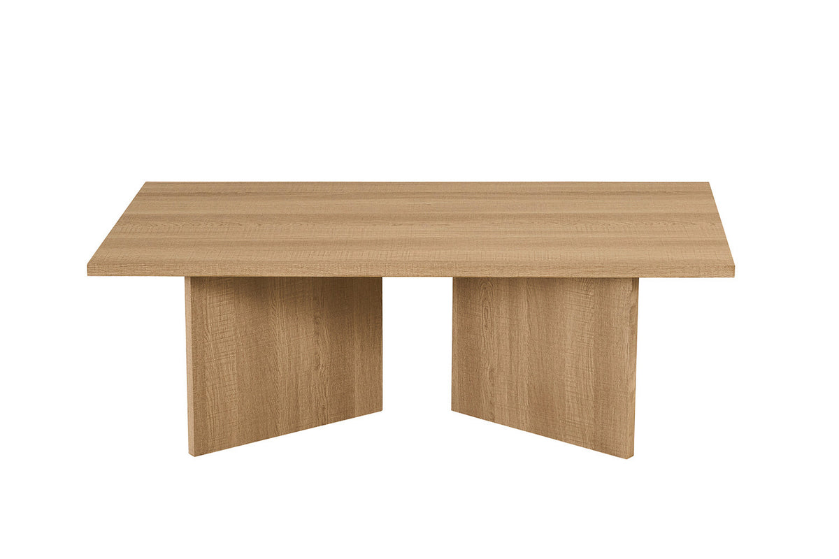 Rousseau - Salontafel Litar Rechthoekig - Decor Eik Naturel - 42 x 125 x 65 cm