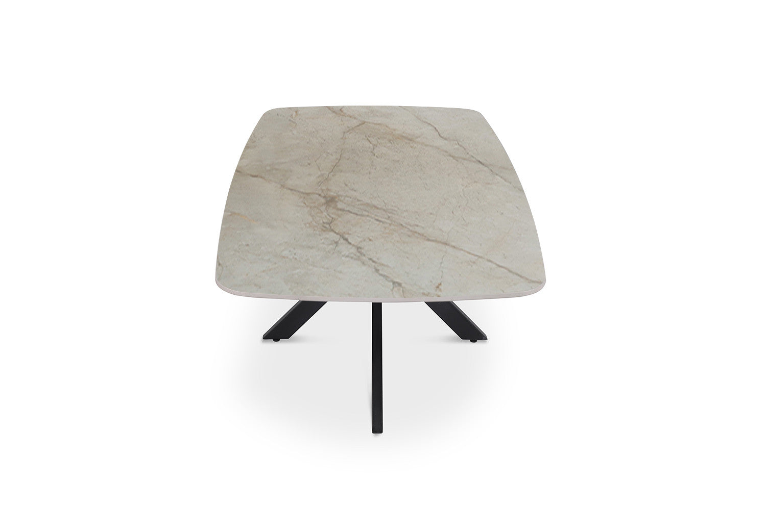 Salontafel 'Apollo' 130 cm Deens Ovaal Glanzend Steen Shakespeare Beige