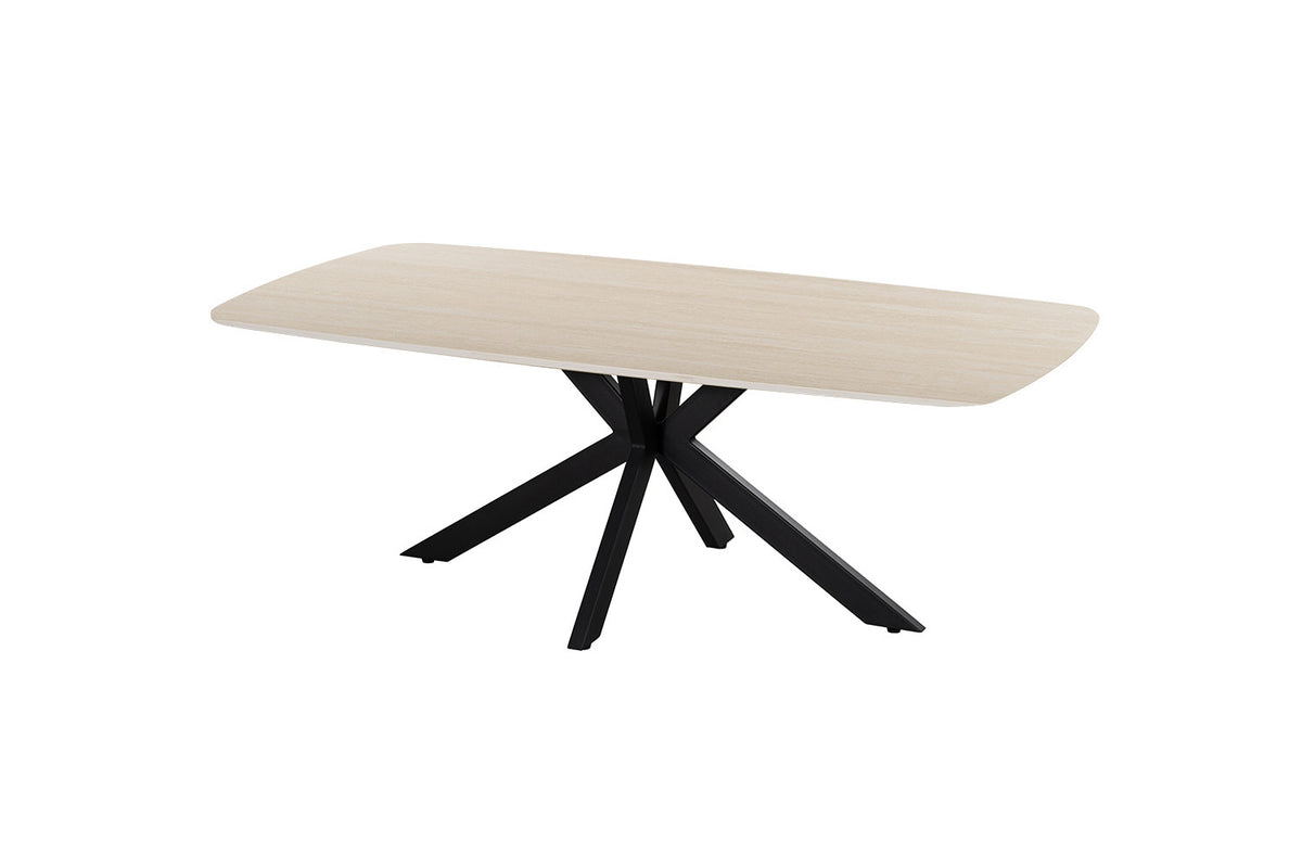 Rousseau - Ovale Salontafel Apollo - Steen Barok Beige - 45 x 130 x 70 cm