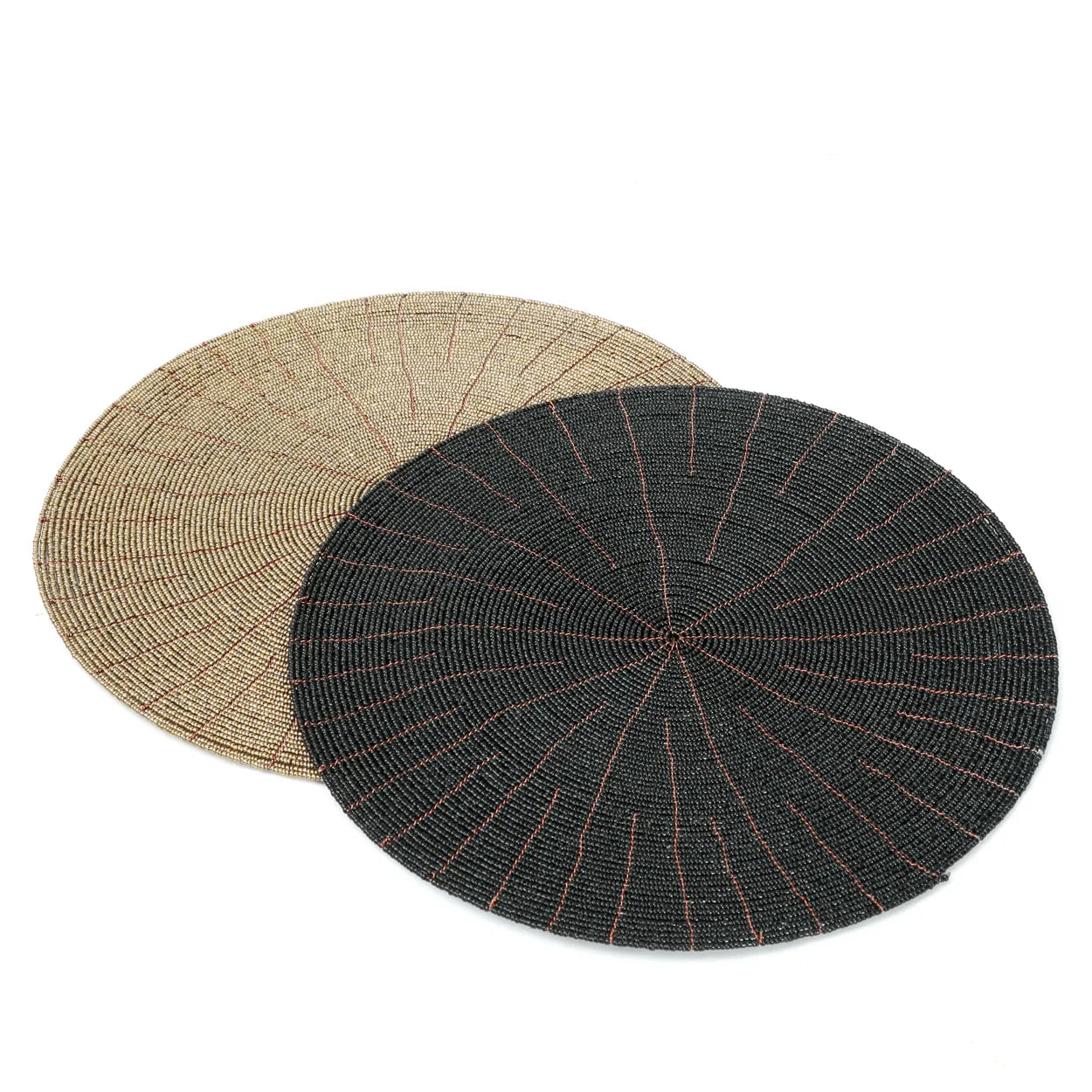 BB - Placemat beaded  - Zwart