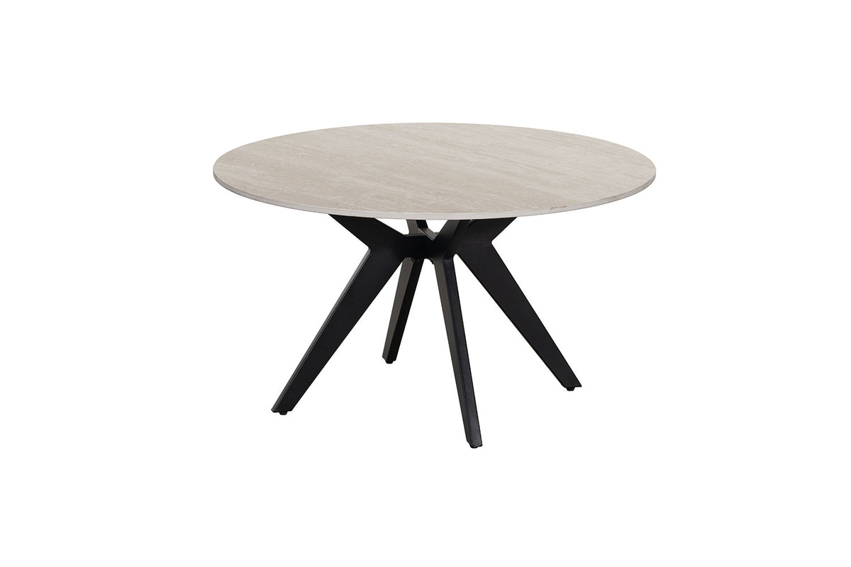 Rousseau - Table basse ronde Apollo - Pierre Gris Baroque - 45 x 80 x 80 cm