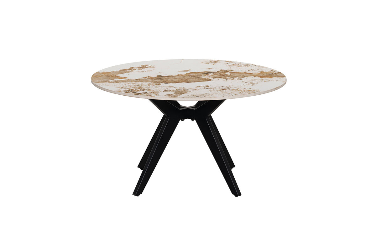 Rousseau - Ronde Salontafel Apollo - Glanzende Pandora-steen - 45 x 80 x 80 cm