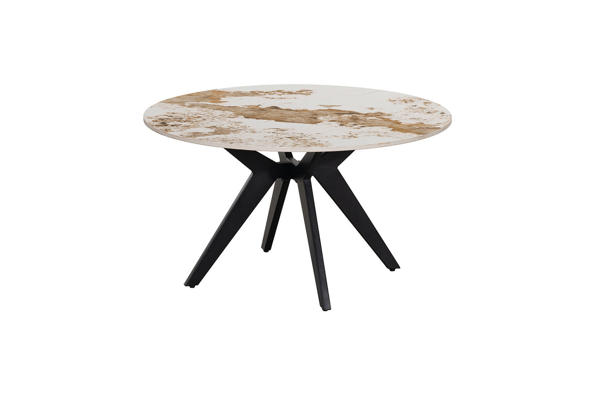 Rousseau - Ronde Salontafel Apollo - Glanzende Pandora-steen - 45 x 80 x 80 cm