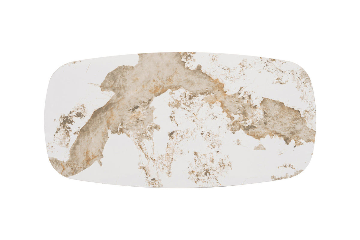 Rousseau - Table basse Minera - Pierre Pandora brillante - 46 x 120 x 60 cm