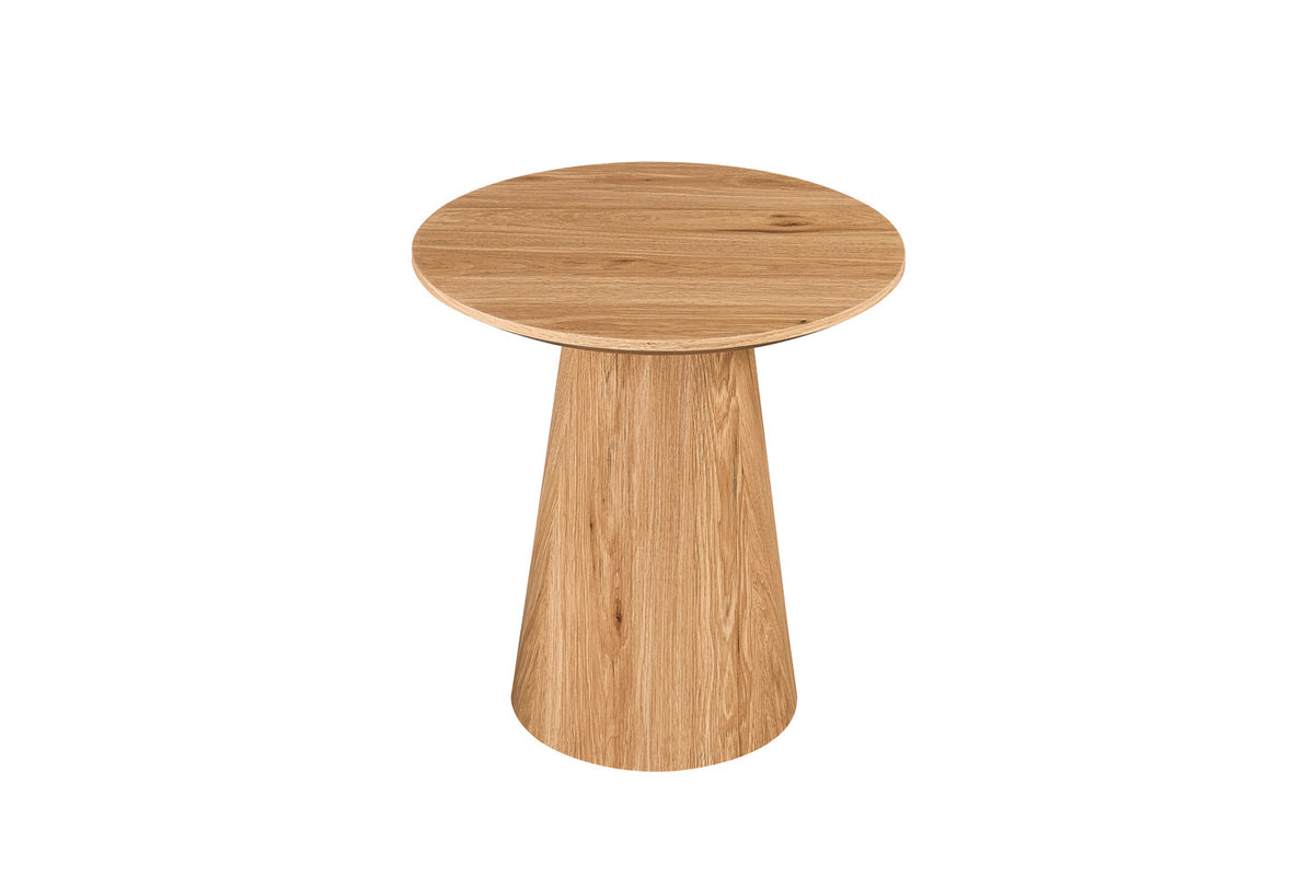 Rousseau - Lot de 2 tables basses Porto - Rondes - Chêne naturel - 50x80x50 cm