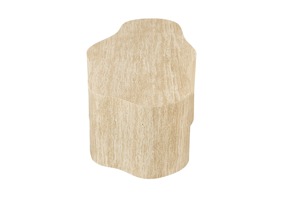 Rousseau - Salontafel Oria - Organisch Decor - Travertijn Beige - 40x120x60 cm