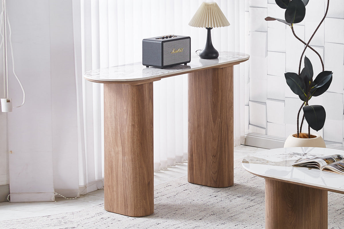 NOUVEAU - Console 'Evora' Pierre Brillante Or Pandora