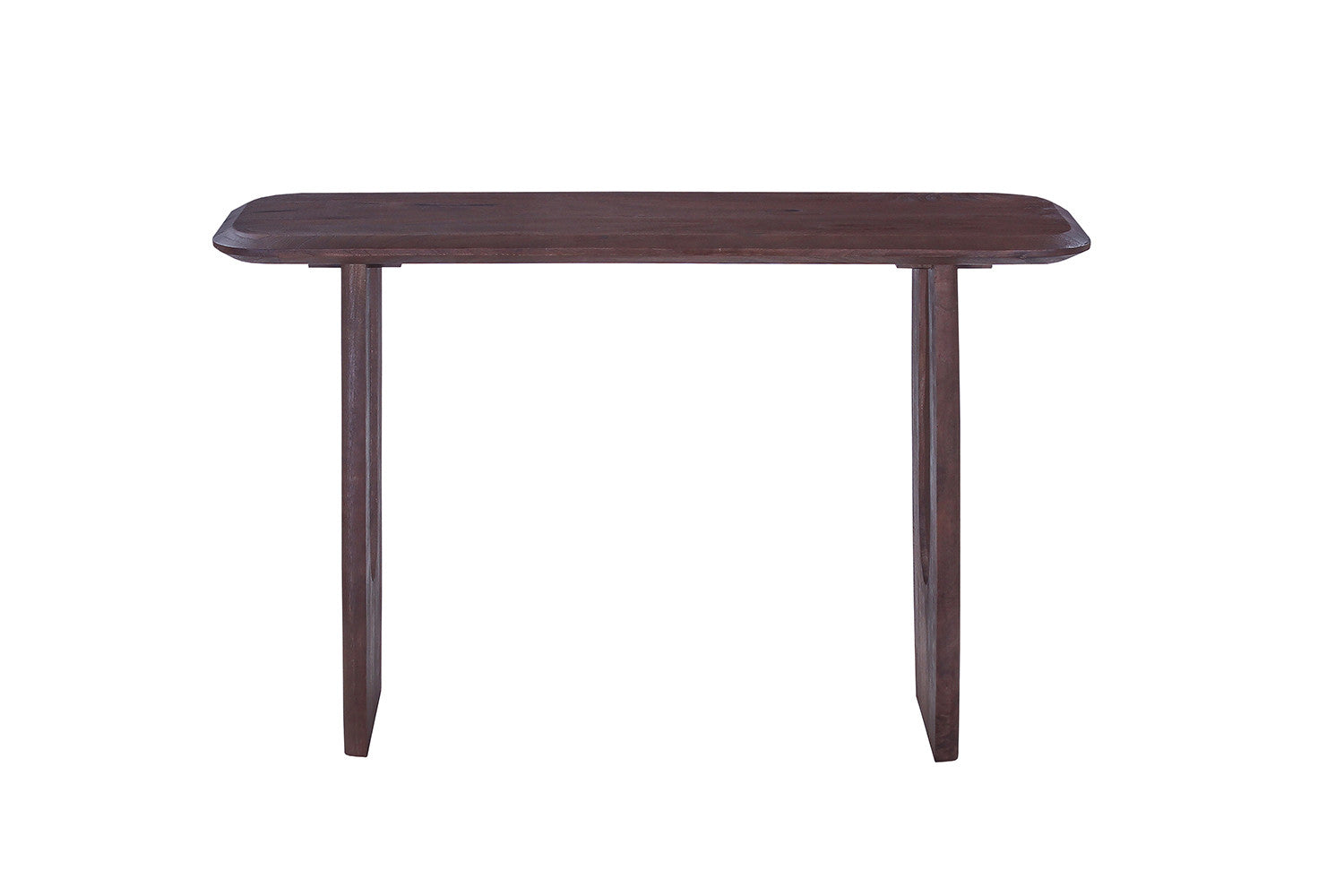 Rousseau - Console Braga - Ovale Marron Foncé - 76x120x40 cm
