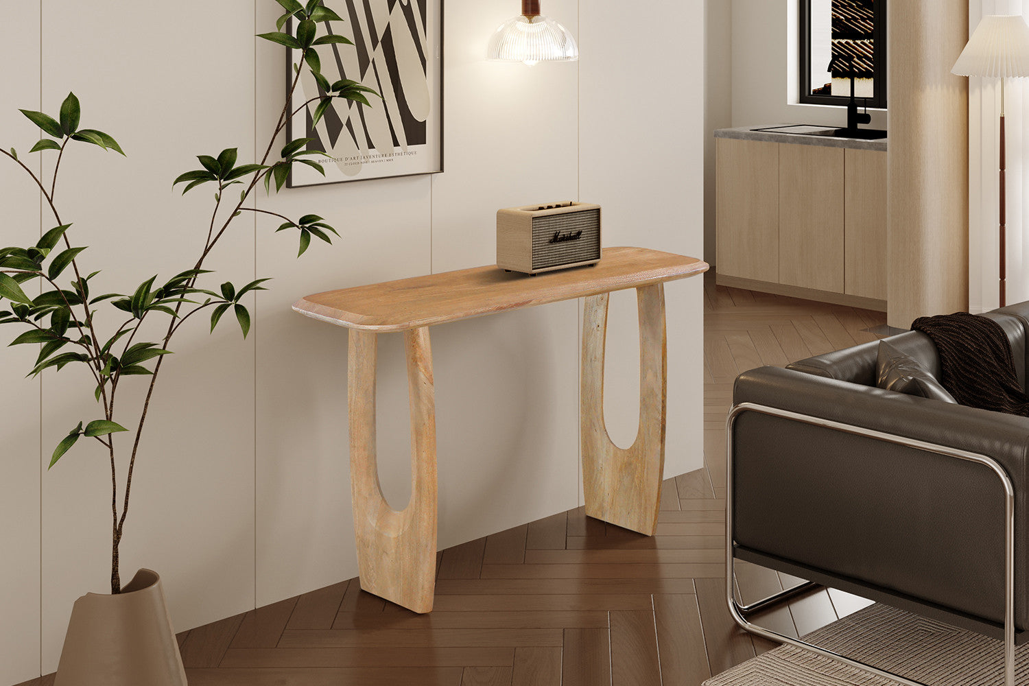 Rousseau - Tafel Braga - Ovaal - Mangohout - 76x120x40 cm