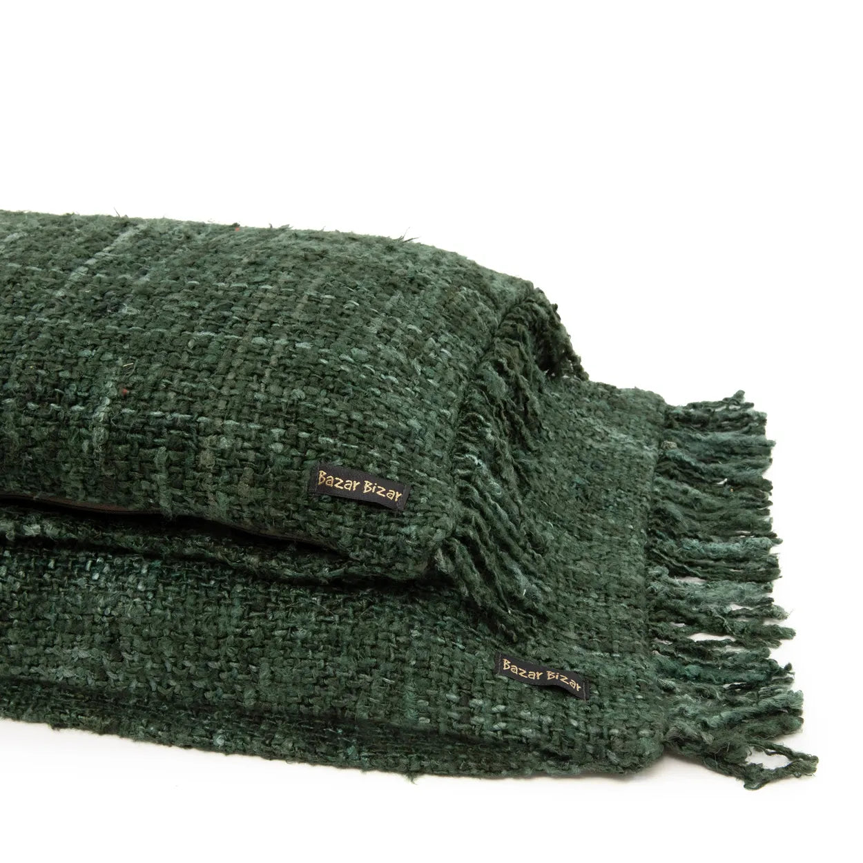 BB - Kussenhoes Oh My Gee - Bosgroen - 35x100