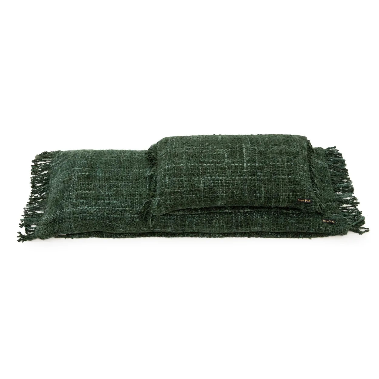 BB - Kussenhoes Oh My Gee - Bosgroen - 35x100